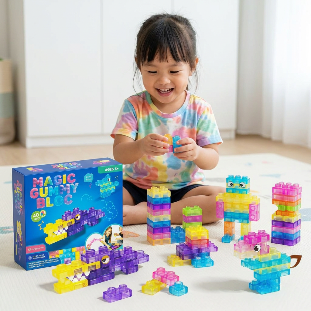 Sensory Soft Building Blocks for Kids – Soft, Squeezable Learning Blocks for Play & Fun