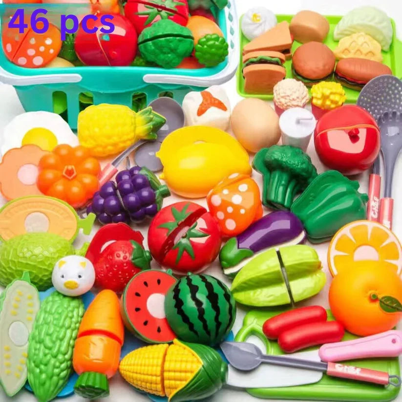 Fruits and Vegetables Cutting Playset