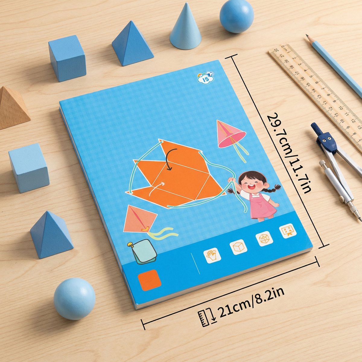 Brilliant Geometry Learning Book for Children