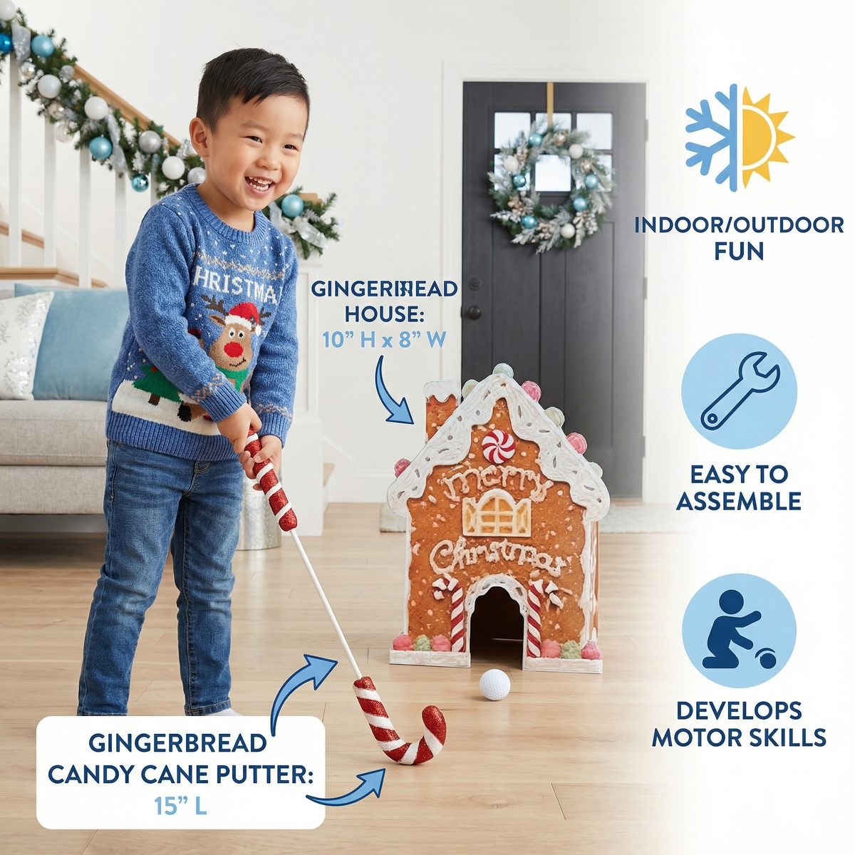 Gingerbread Golf Christmas Toy