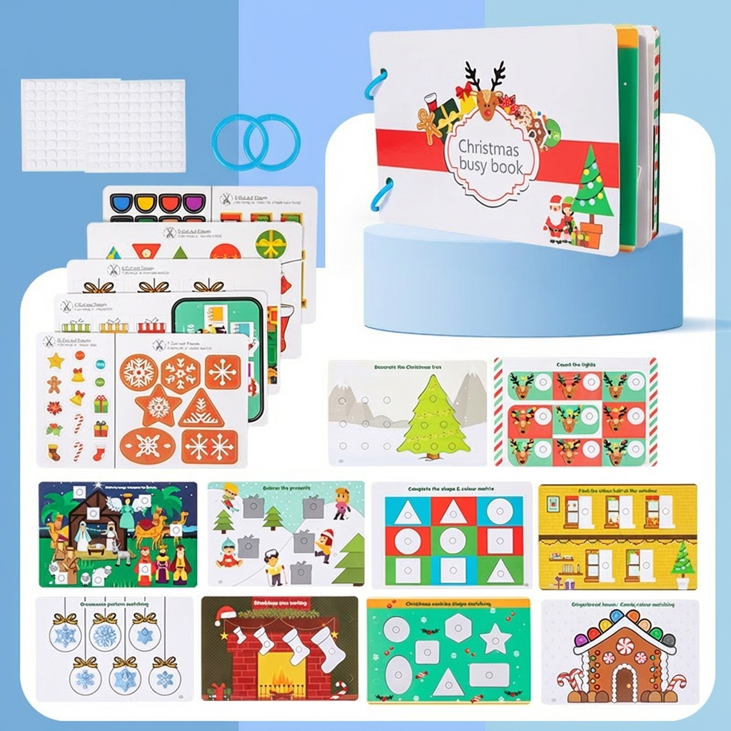 Educational Montessori Christmas Story Book