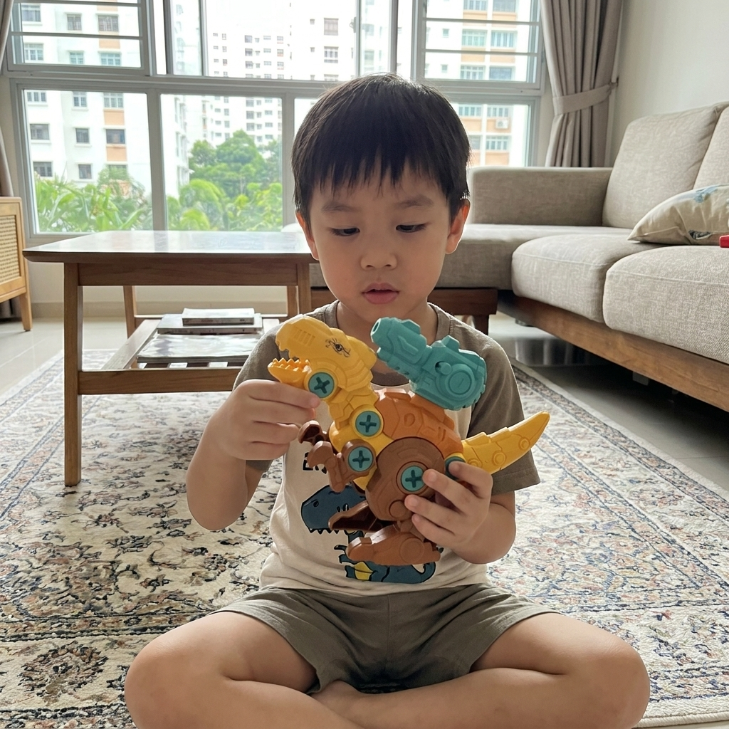 DIY Build & Transform Dinosaur Egg Toy