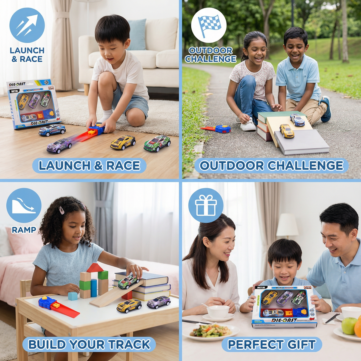 Car Catapult Racing Set