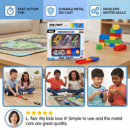 Car Catapult Racing Set