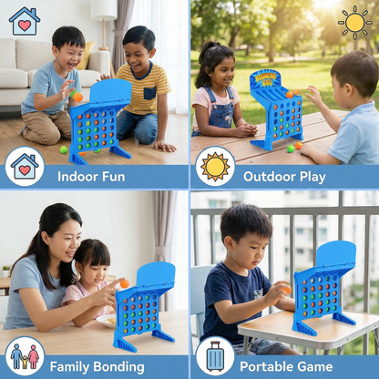 Four in a Row Target Shooting Game
