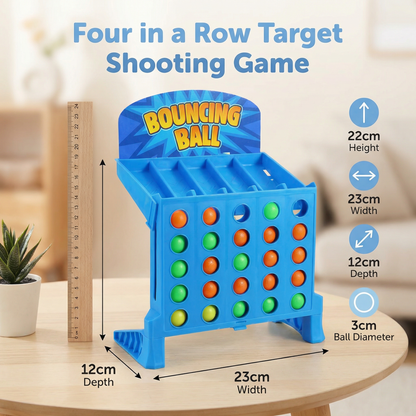Four in a Row Target Shooting Game