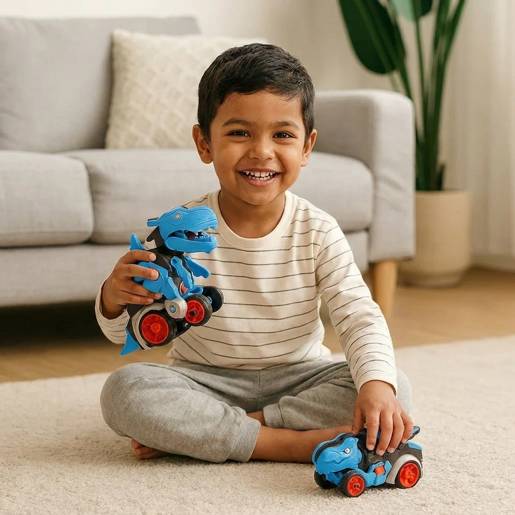 Transforming Dinosaur Cars