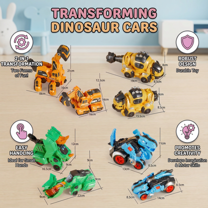 Transforming Dinosaur Cars