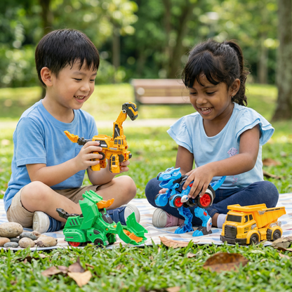 Transforming Dinosaur Cars