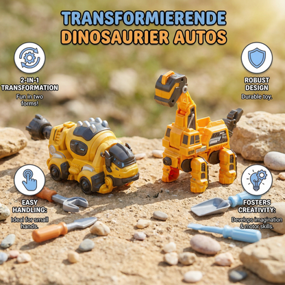Transforming Dinosaur Cars