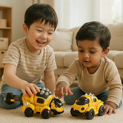 Transforming Dinosaur Cars