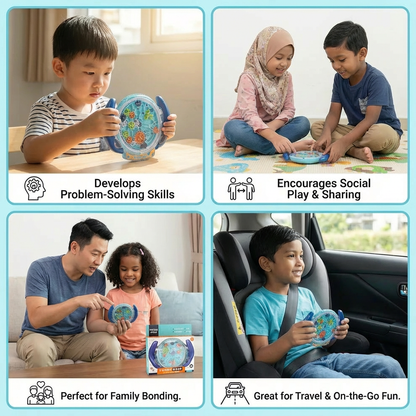 3D Ball Maze Wheel – Skill and Learning Game