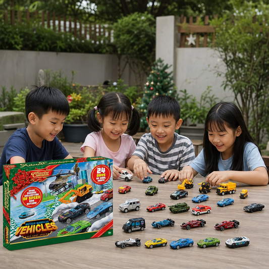 Christmas Die-Cast Car Advent Calendar for Kids
