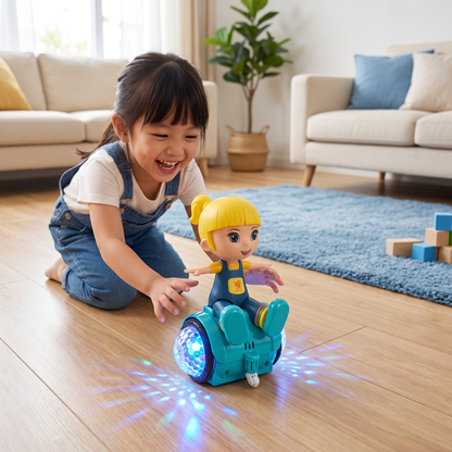 Interactive 360° Dancing Balance Toy with Lights & Music