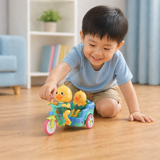 Electric Animal Tricycle – Interactive Ride-On Toy with Music & Light for Children
