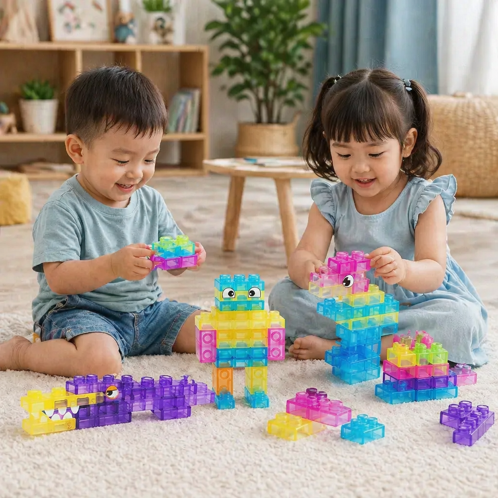 Sensory Soft Building Blocks for Kids – Soft, Squeezable Learning Blocks for Play & Fun