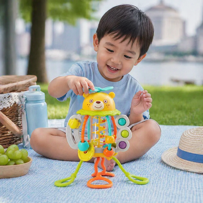 Pull-Along Baby Rattle – Cute Educational Toy for Early Development