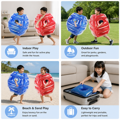 Inflatable Bumper Ball Suit for Kids – 2 Player Outdoor Collision Game