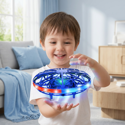 Motion-Sensing LED UFO Flying Drone