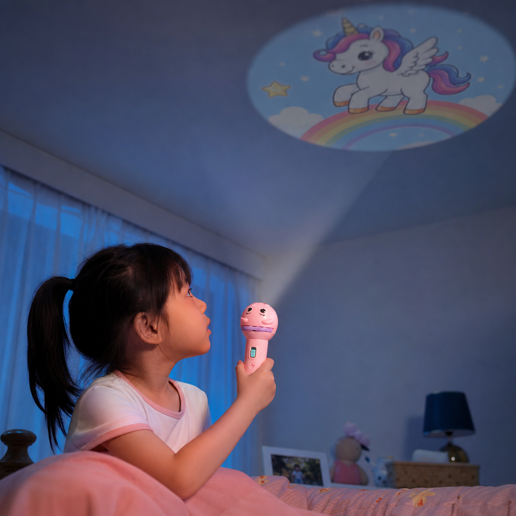 Kids’ Bedtime Story Projection Flashlight