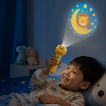 Kids’ Bedtime Story Projection Flashlight