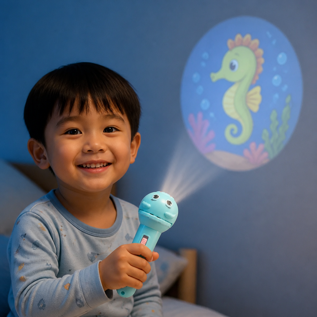 Kids’ Bedtime Story Projection Flashlight