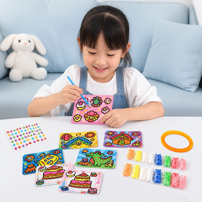DIY Clay Sticker Art & Craft Kit for Kids