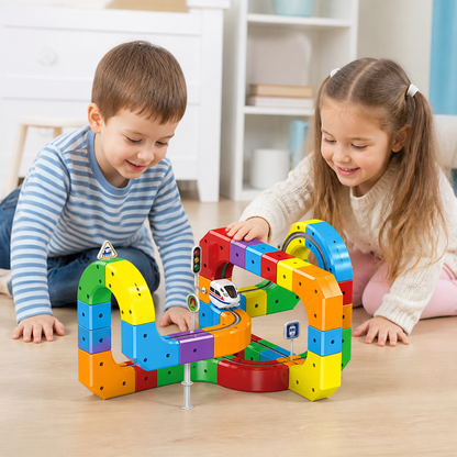 Magic rail cube track kids toy