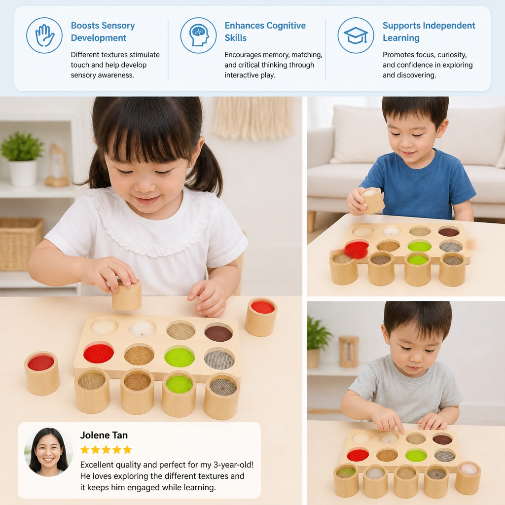 Montessori Touch-and-Feel Game – Sensory Learning Toy