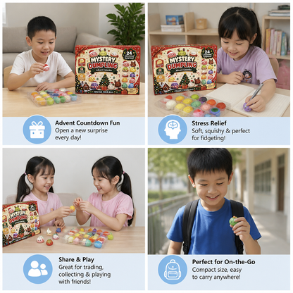 Mini Dumpling Squishy Toy Advent Calendar