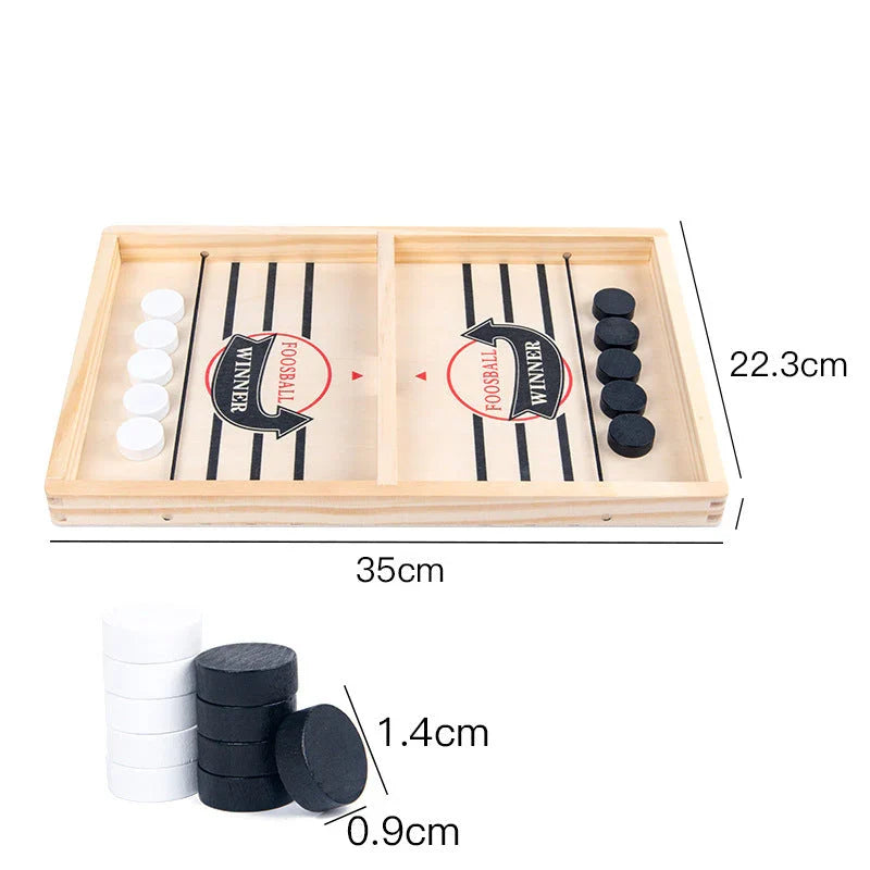 Sling Puck Wooden Board Game
