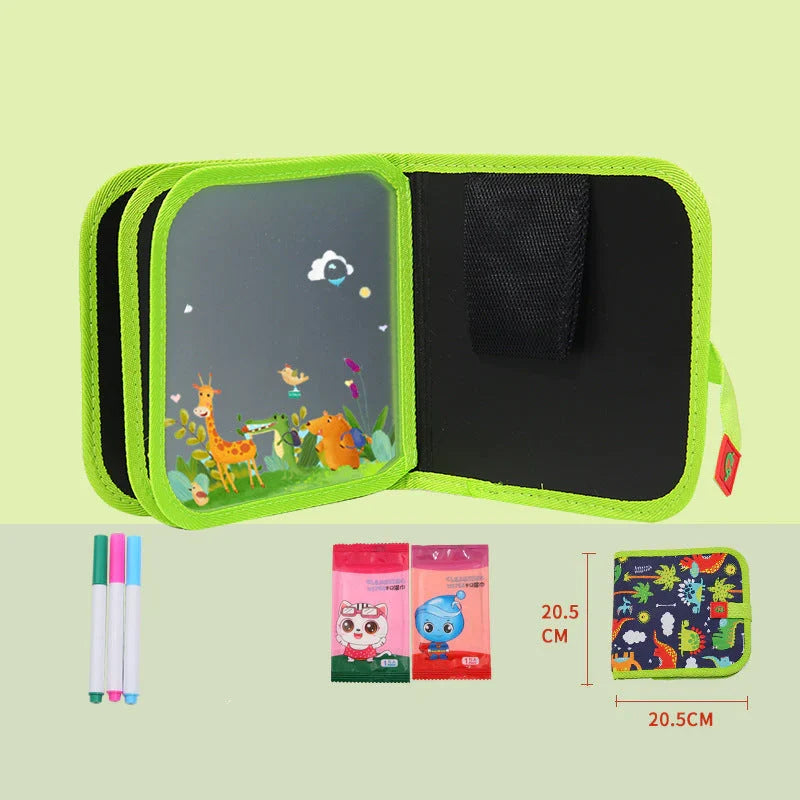 Portable Reusable Colouring Book for Children