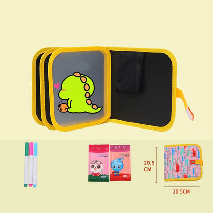 Portable Reusable Colouring Book for Children