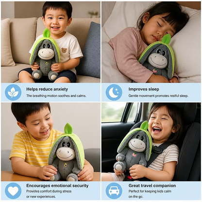 Breathing Donkey Plush Toy