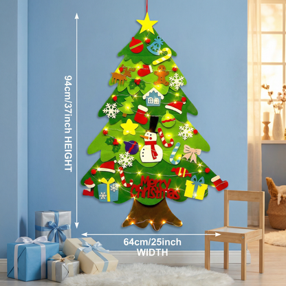 Montessori Felt Christmas Tree
