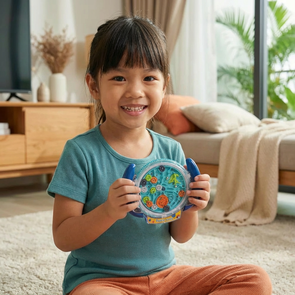 3D Ball Maze Wheel – Skill and Learning Game