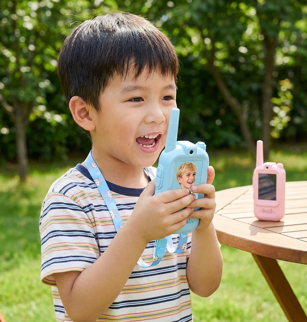 Kids' Video Walkie-Talkie 2-Pack – Radios with Camera & Screen