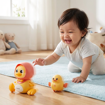 Musical Duck Family Crawling & Learning Toy for Babies