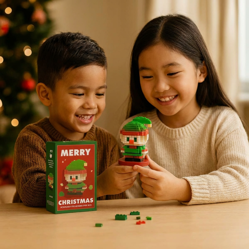 Creative Building Block Christmas Figures - Fun for the Whole Family