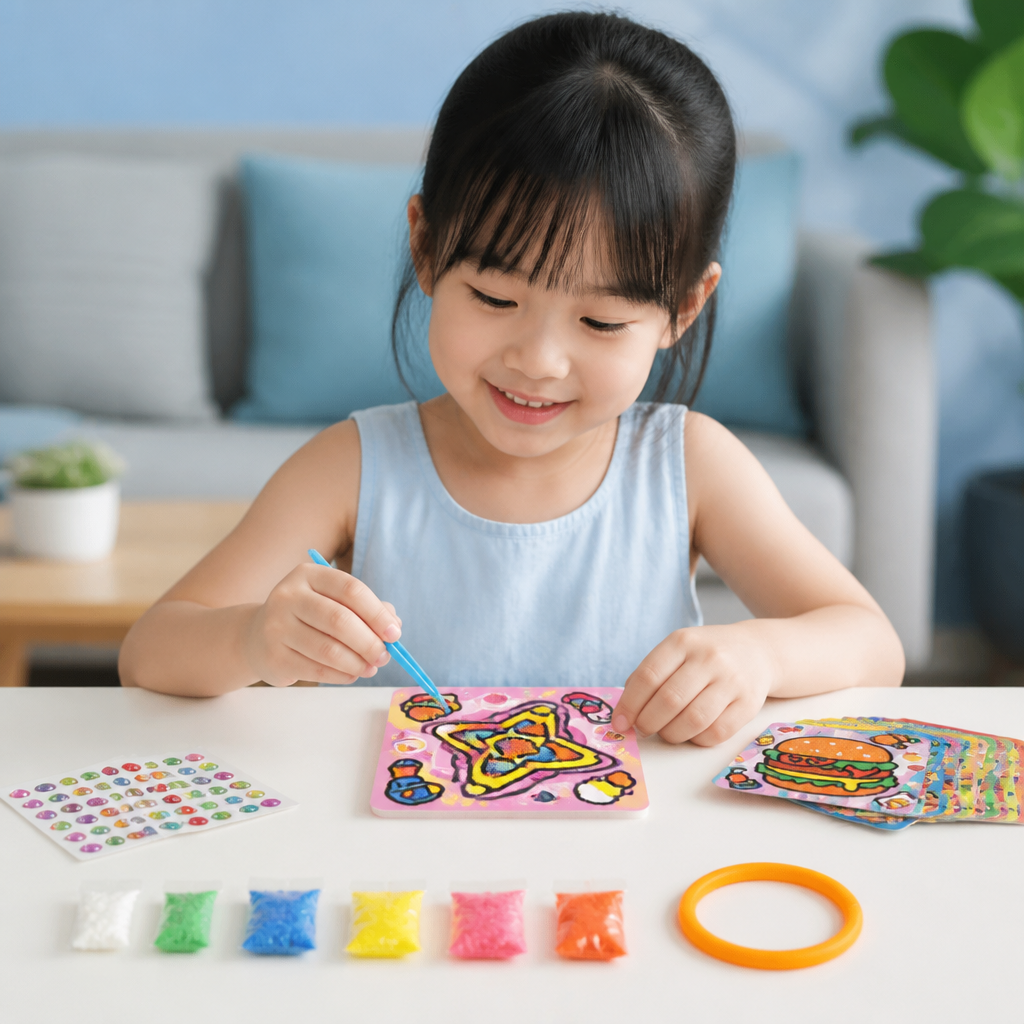 DIY Clay Sticker Art & Craft Kit for Kids