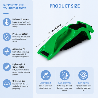 Car Travel Maternity Belly Support Strap – Adjustable & Comfortable Pregnancy Support