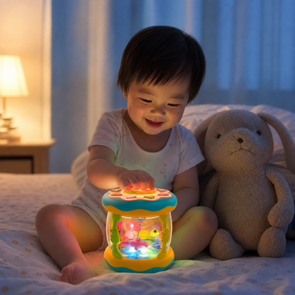 Interactive Musical Toy with Lights – Montessori Sensory & Soothing Lullaby Toy