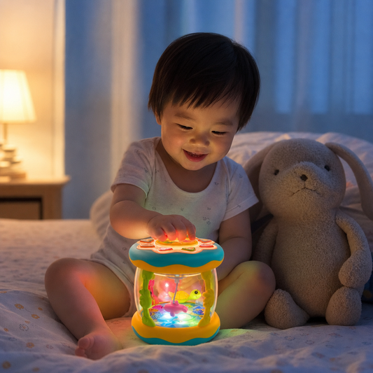 Interactive Musical Toy with Lights – Montessori Sensory & Soothing Lullaby Toy