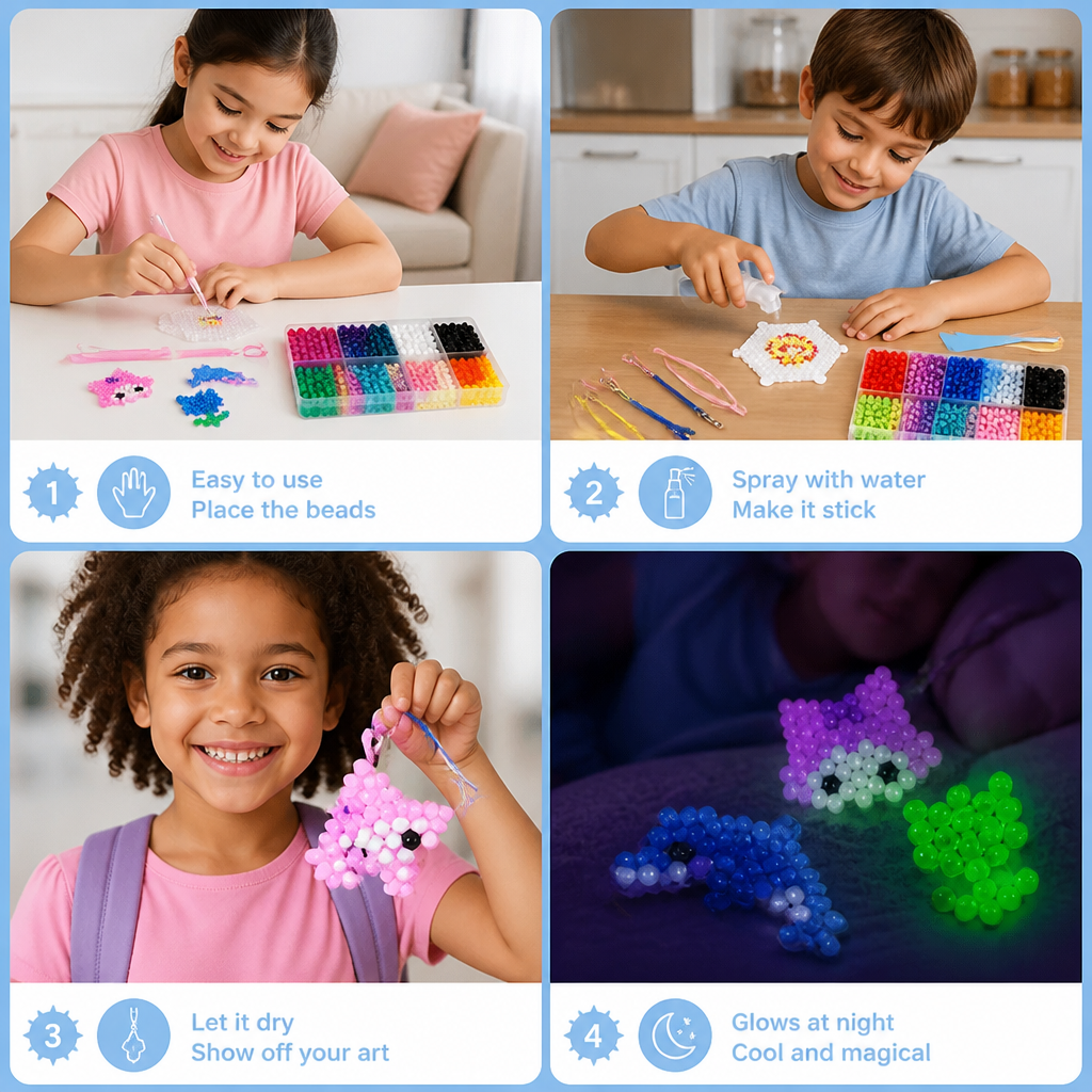 DIY Glow-in-the-Dark Water Bead Craft Kit