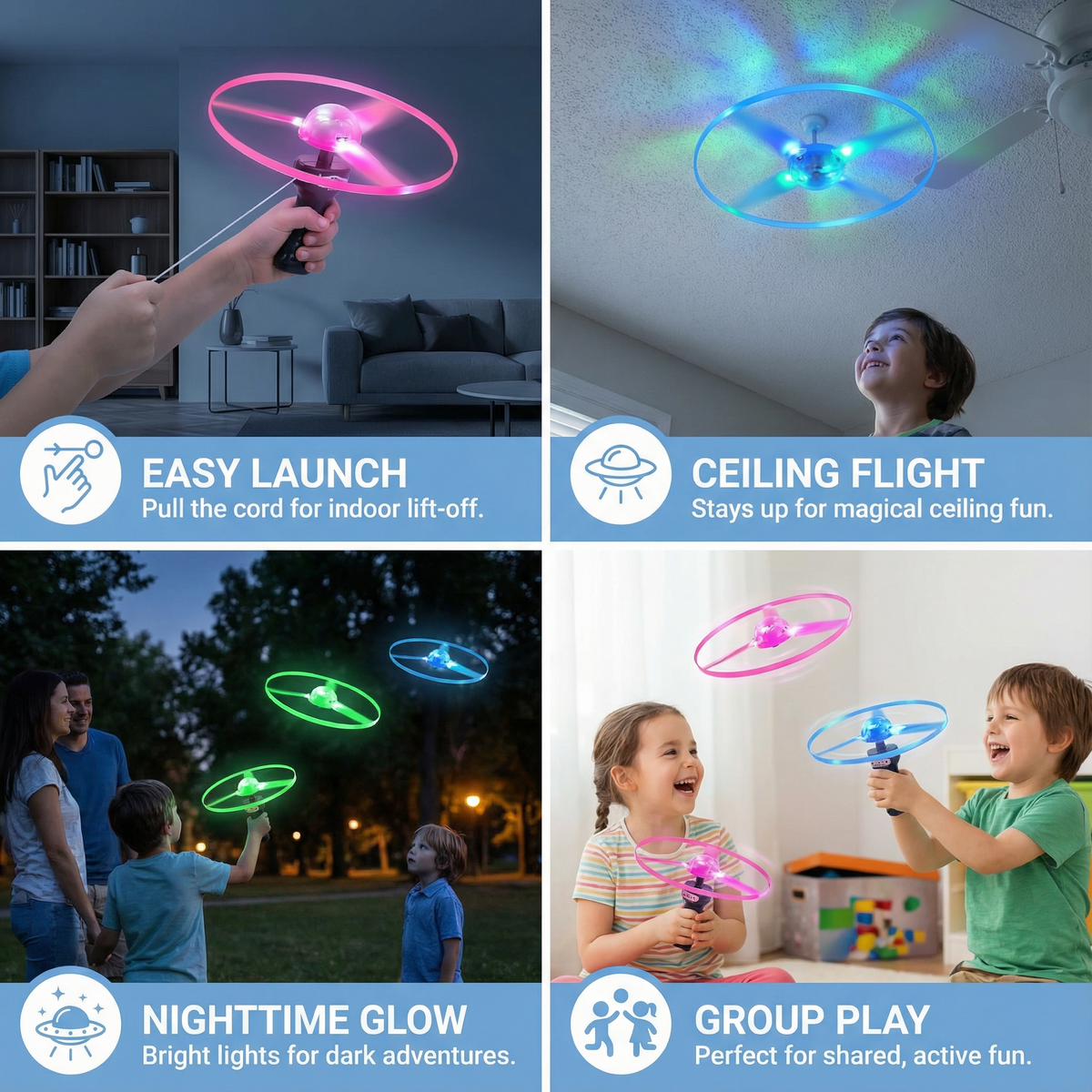 Brilliant Ceiling UFO Toy