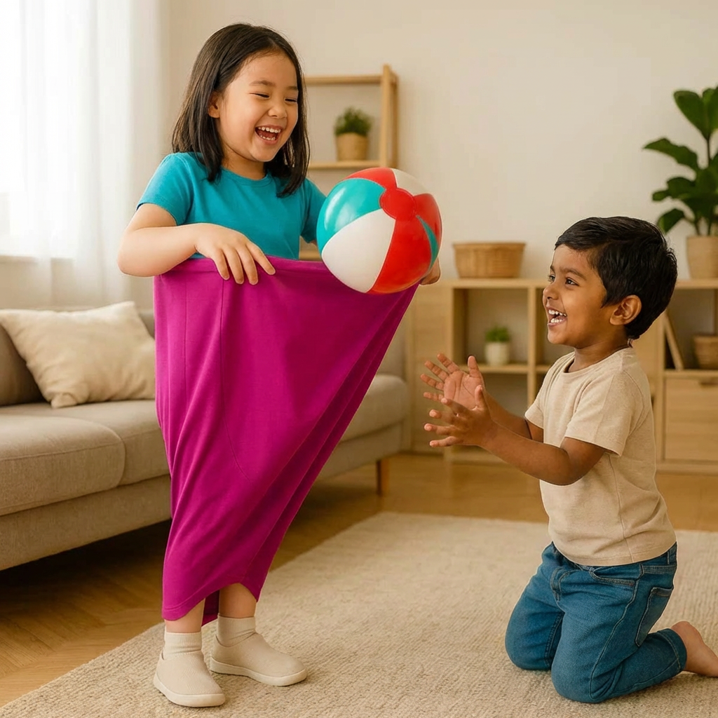 Clown Pants Catch Ball Family Game