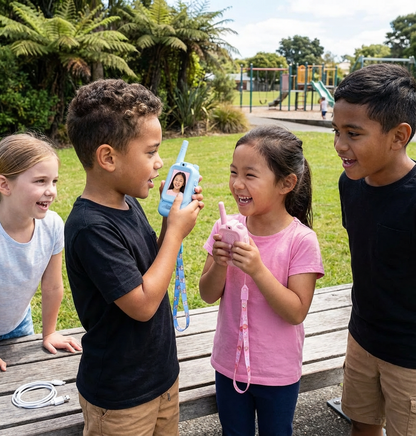 Kids' Video Walkie-Talkie 2-Pack – Radios with Camera & Screen