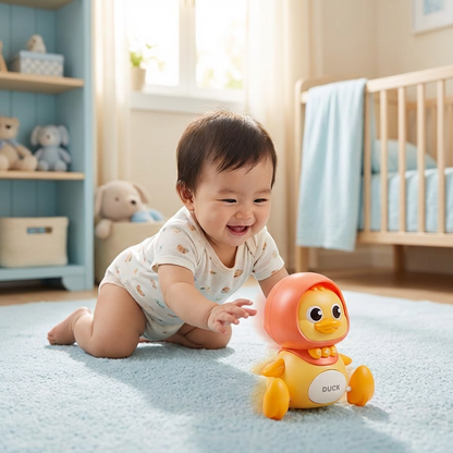 Musical Duck Family Crawling & Learning Toy for Babies