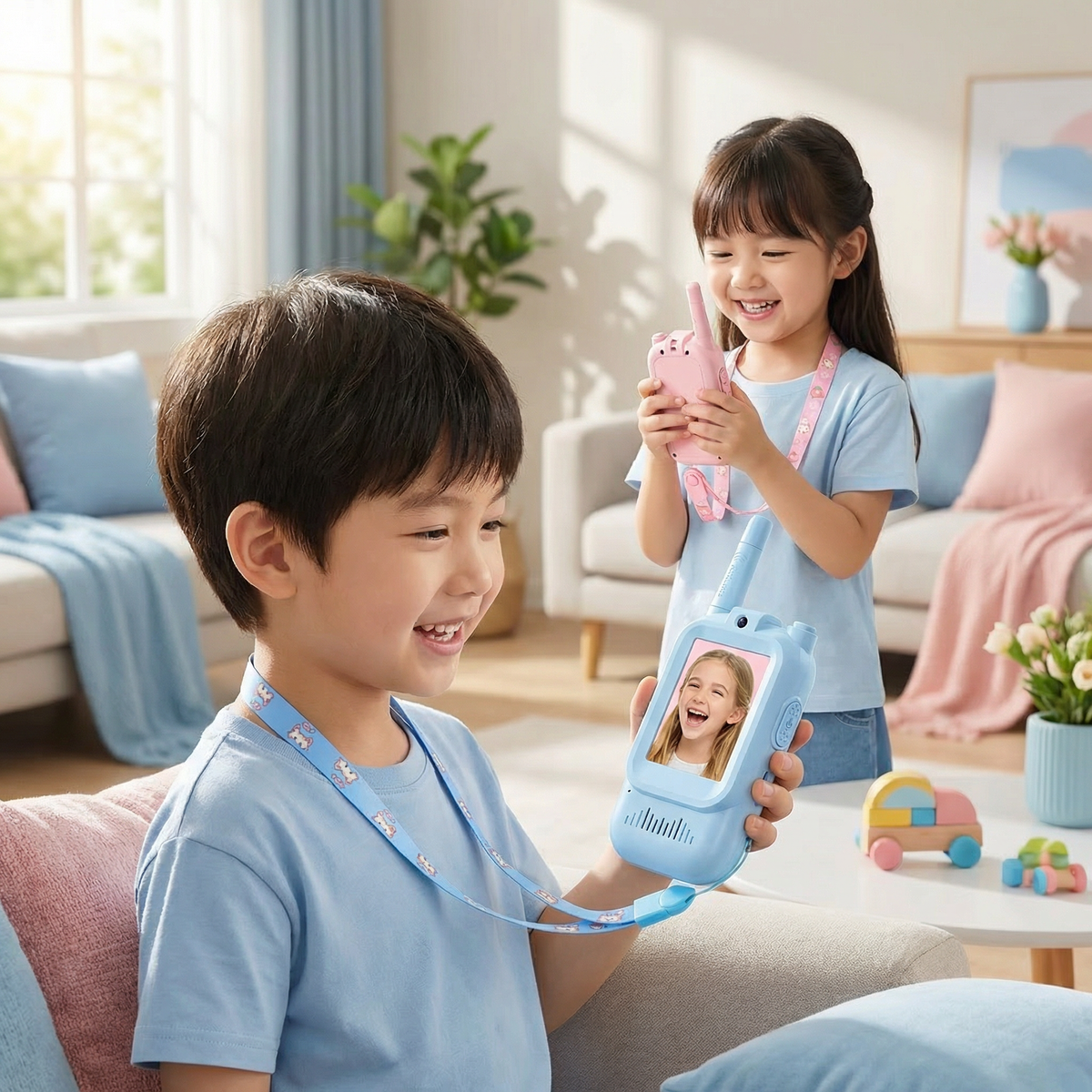 Kids' Video Walkie-Talkie 2-Pack – Radios with Camera & Screen