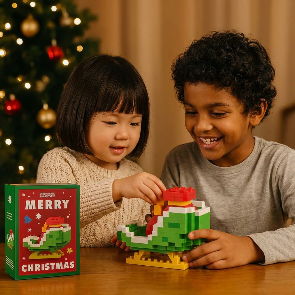 Creative Building Block Christmas Figures - Fun for the Whole Family